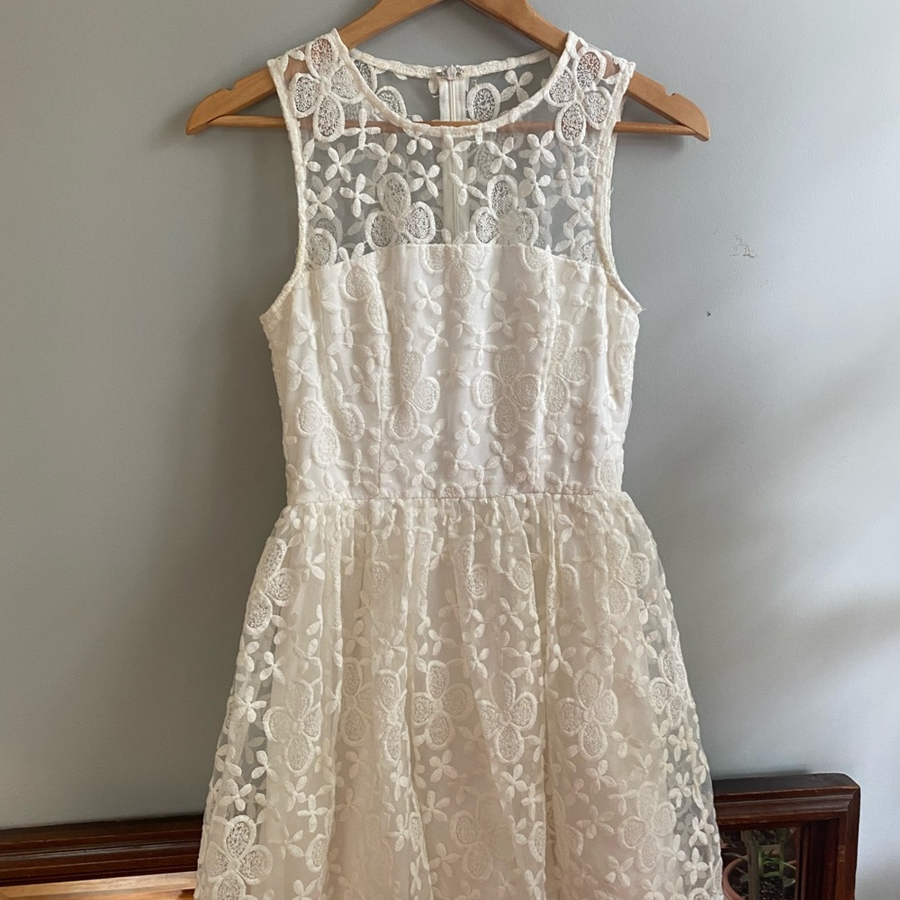 Delia’s White Lace Summer Dress